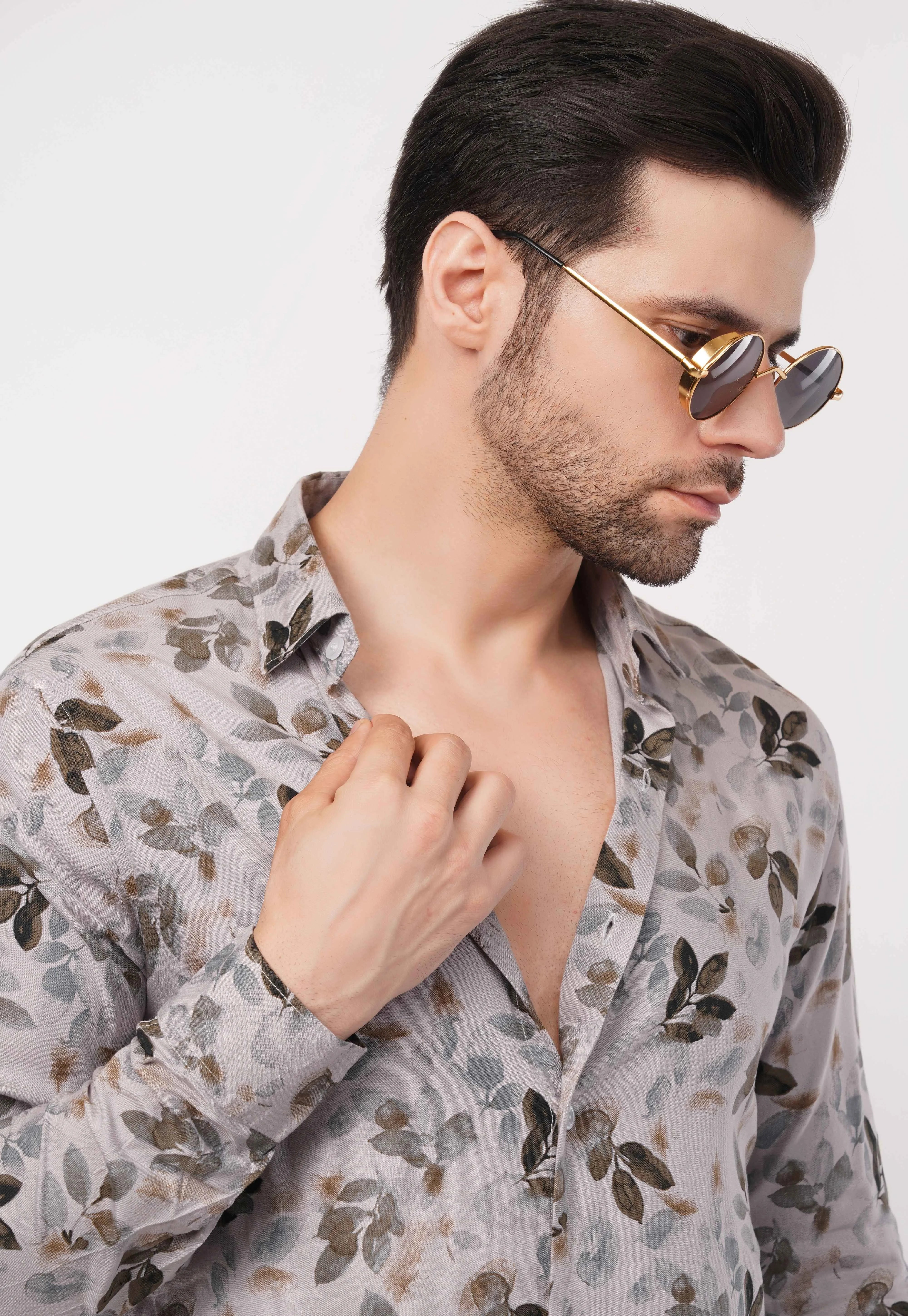 Frosted Leaf  Full Sleeve Shirt